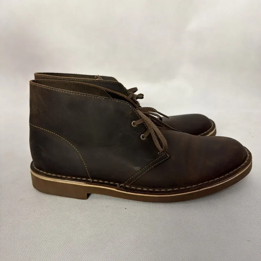 Clarks Bushacre II Men's Chukka Boot Brown Leather US Size 11.5